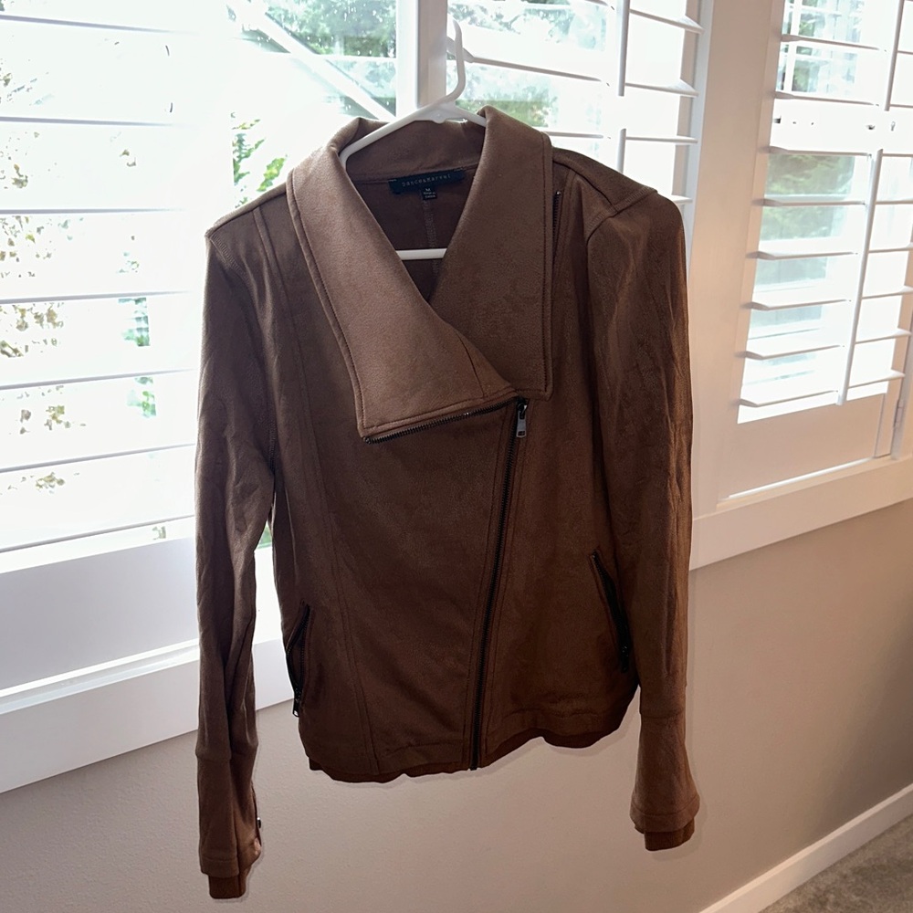Dance & Marvel Brown Leather Jacket